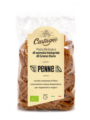 Penne di semola integrale di grano duro