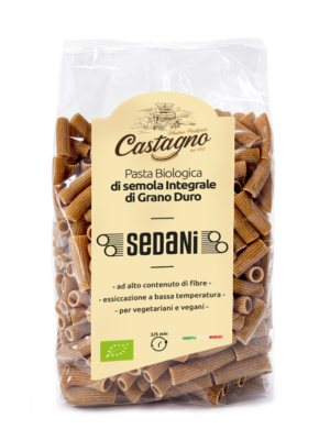 Sedani di semola integrale di grano duro