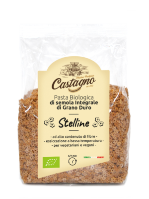 Stelline di semola integrale di grano duro