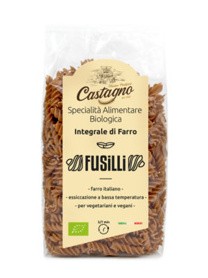 Fusilli di farro integrale