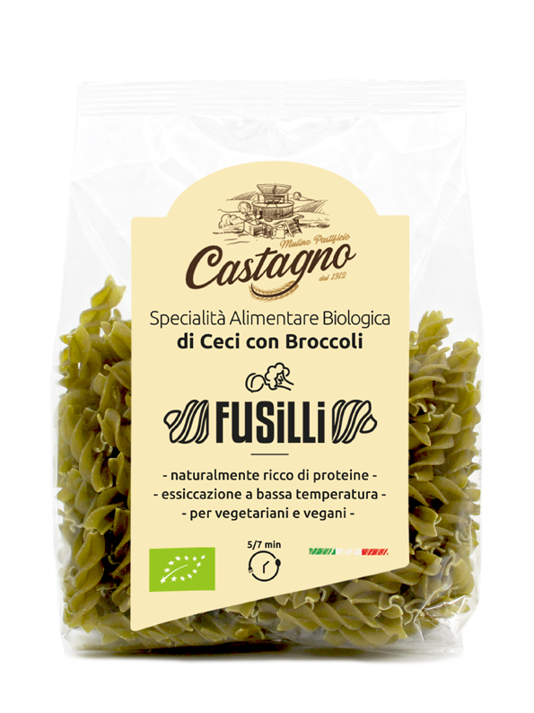 Fusilli di ceci con broccoli