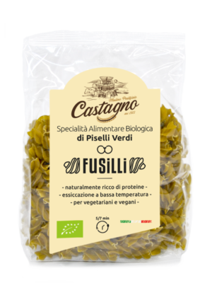 Fusilli ai piselli verdi