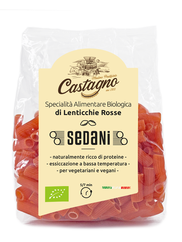 Sedani di lenticchie rosse