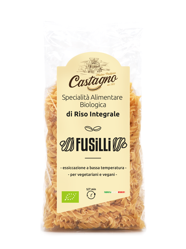 Fusilli di riso integrale