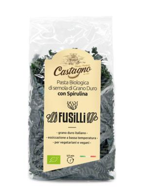 Fusilli di grano duro con alga spirulina