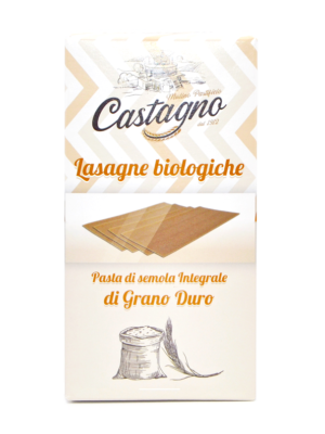 Lasagne di semola integrale di grano duro