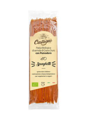 Spaghetti di semola di grano duro con pomodoro